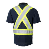 Hi-Vis Short Sleeve Polo Shirt by Jackfield - Style 10-701R