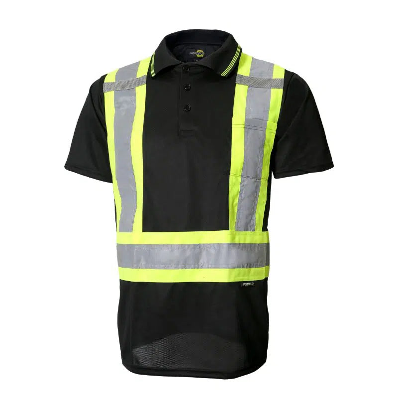 Hi vis polo shirts best sale