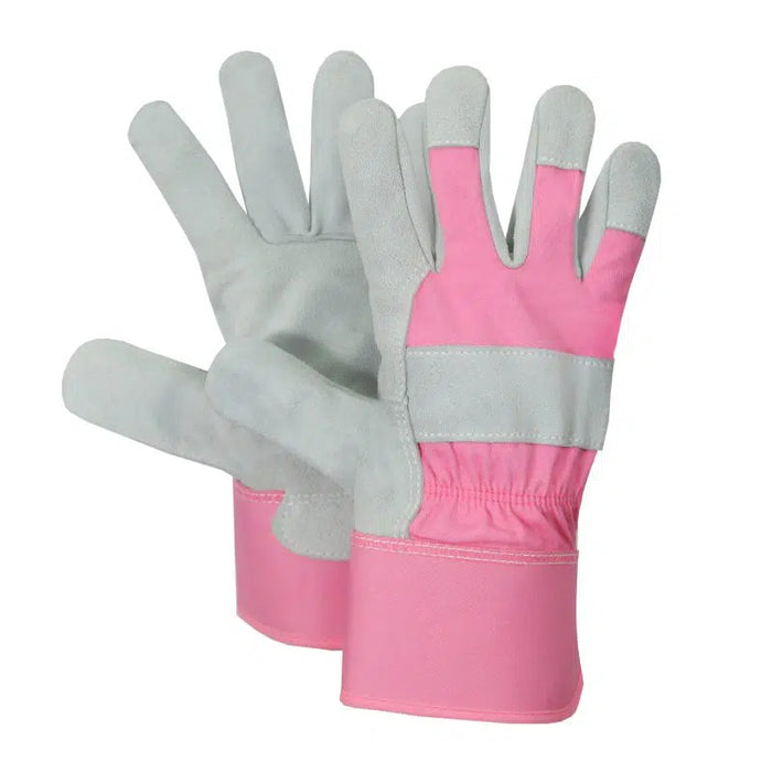Women's Split Leather Work Gloves, Style 91-085T