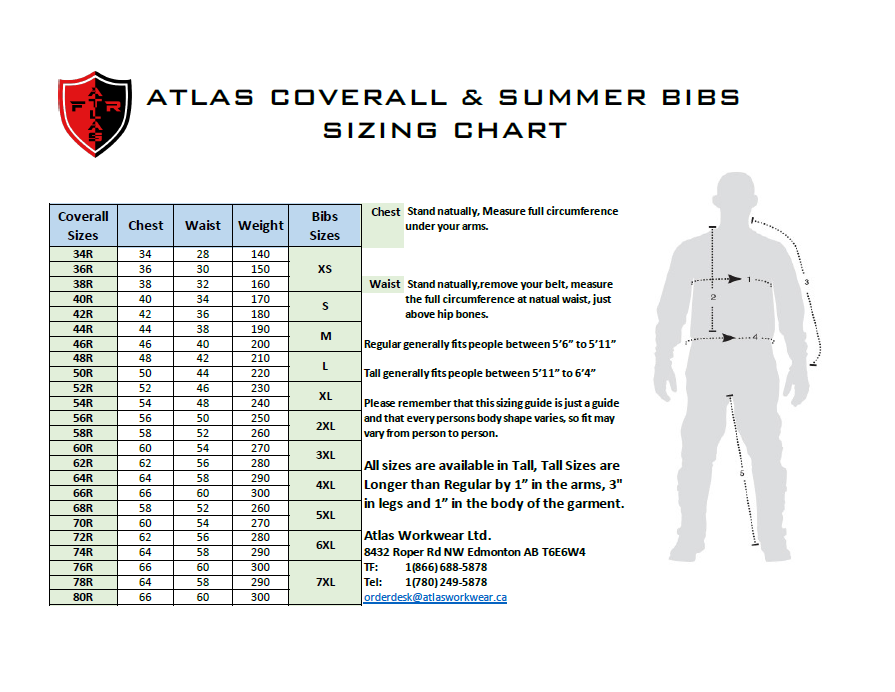 Atlas Guardian® FR/AR Bibs by Atlas Workwear - Style 3072OR