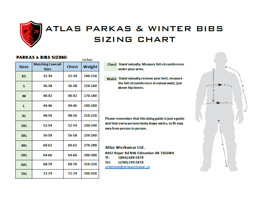 Atlas Guardian® FR / Arc Flash Winter Bibs (HRC4) w/4" Striping by Atlas Workwear - Style 21924 - Orange