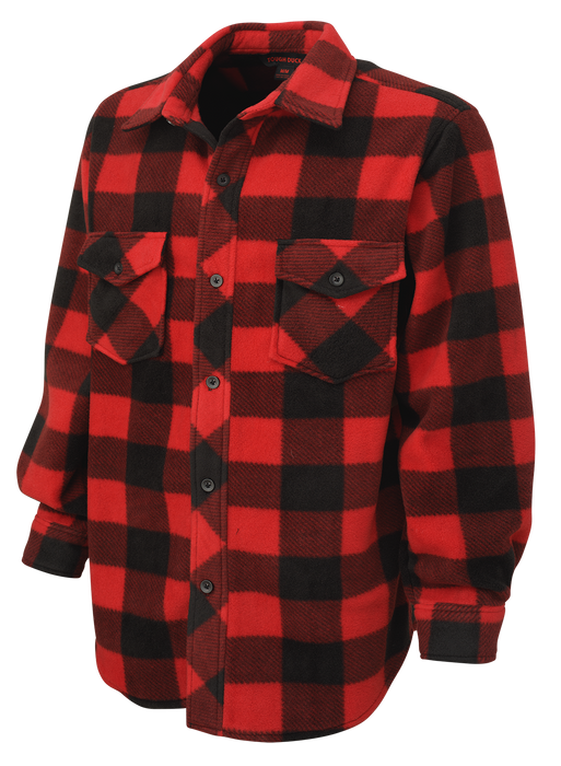 Buffalo Check Fleece Shirt by Tough Duck - Style i964