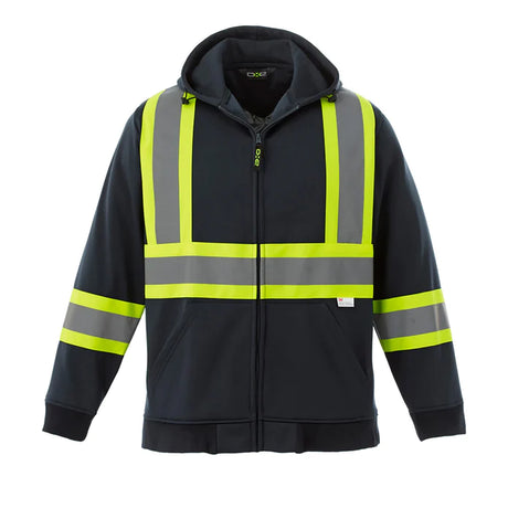 CX2 Freedom – Hi-Vis Full Zip Polyester Fleece Hoodie - Style L00682