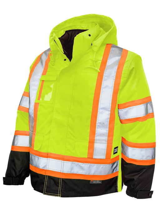 Poly Oxford 5-in-1 Safety Jacket by Tough Duck - Style S426