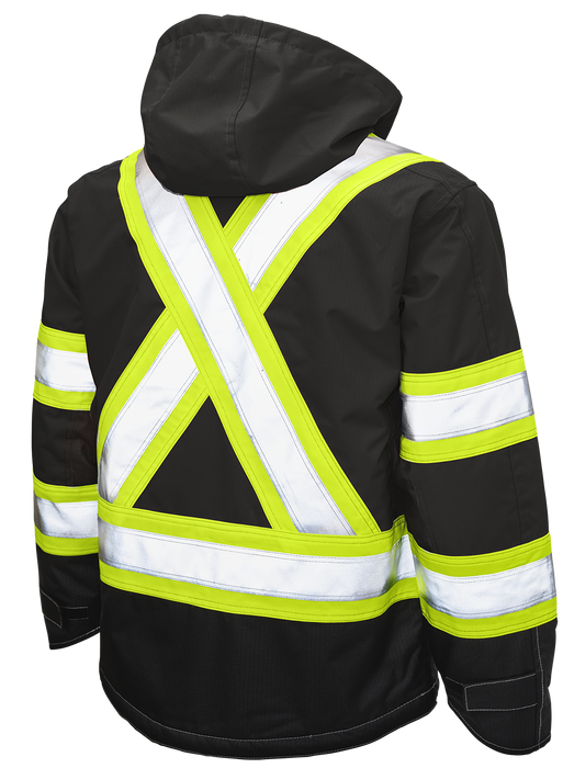 Ripstop Fleece Lined Safety Jacket by Tough Duck - Style S245