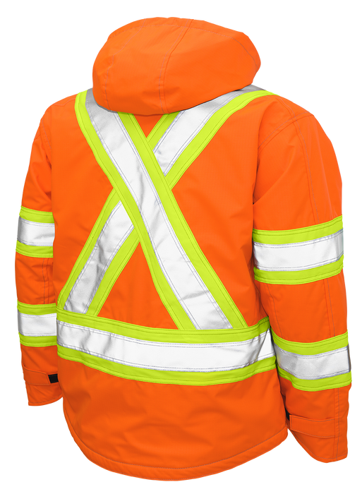 Ripstop Fleece Lined Safety Jacket by Tough Duck - Style S245