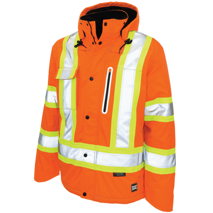 Ripstop Fleece Lined Safety Jacket by Tough Duck - Style S245