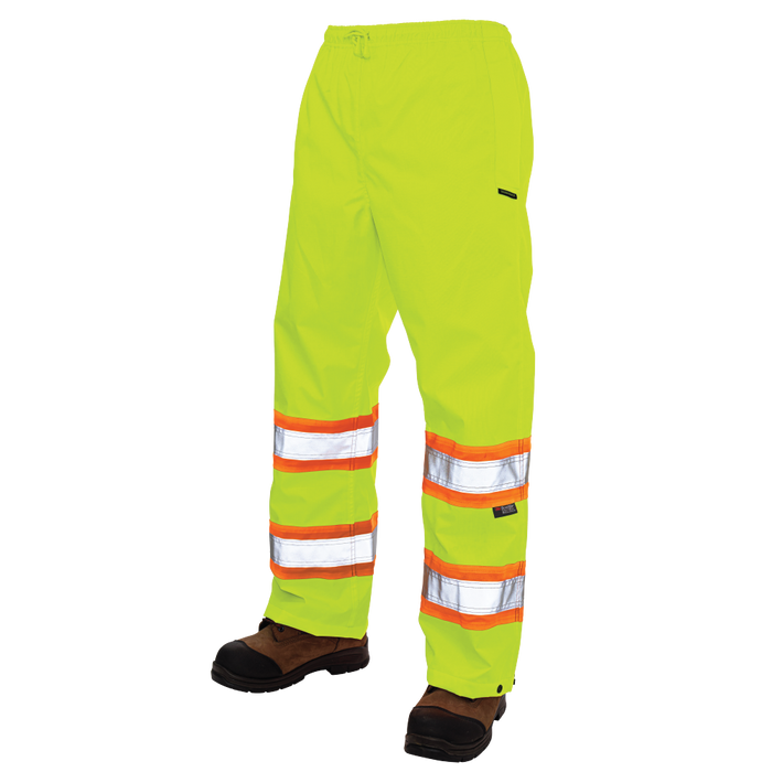 Hi-Vis Ripstop Safety Rain Pant by Tough Duck - Style S374