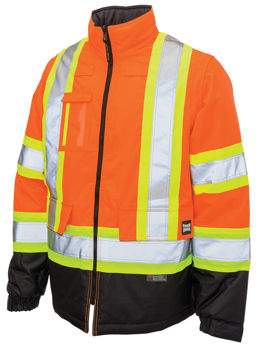 Poly Oxford 5-in-1 Safety Jacket by Tough Duck - Style S426