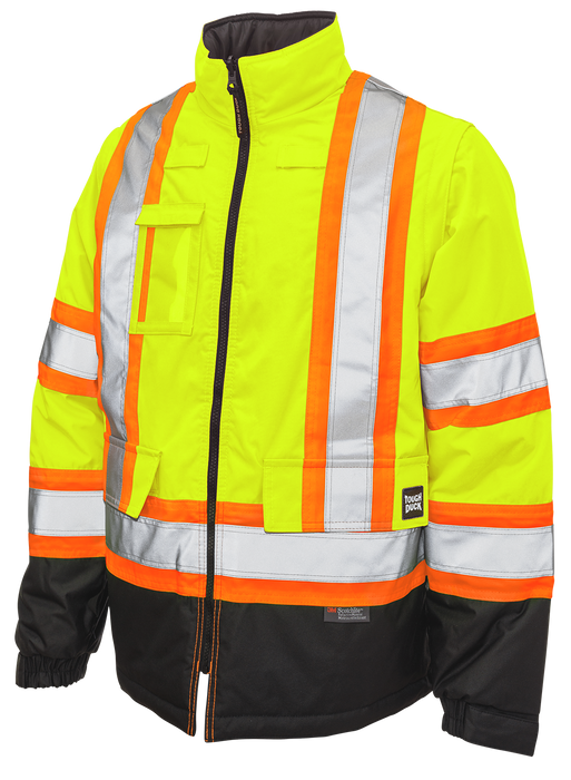 Poly Oxford 5-in-1 Safety Jacket by Tough Duck - Style S426