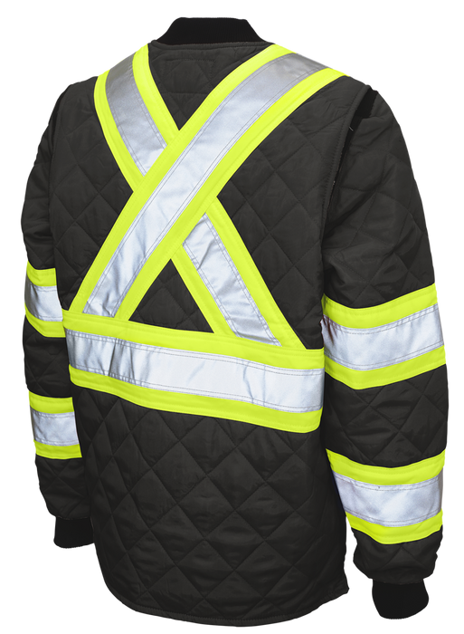 Quilted Safety Freezer Jacket By Tough Duck - Style S432