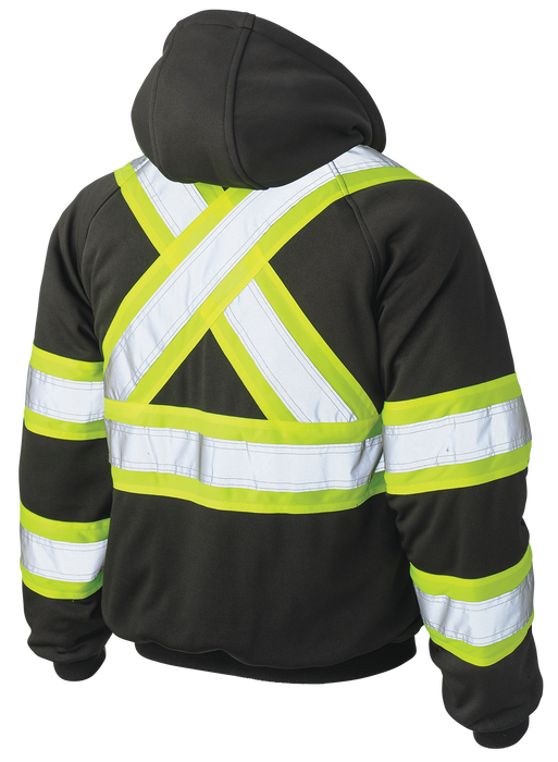 Fleece Insulated Safety Hoodie by Tough Duck - Style S474