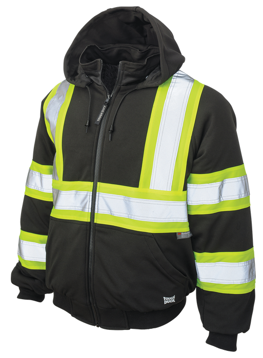 Fleece Insulated Safety Hoodie by Tough Duck - Style S474