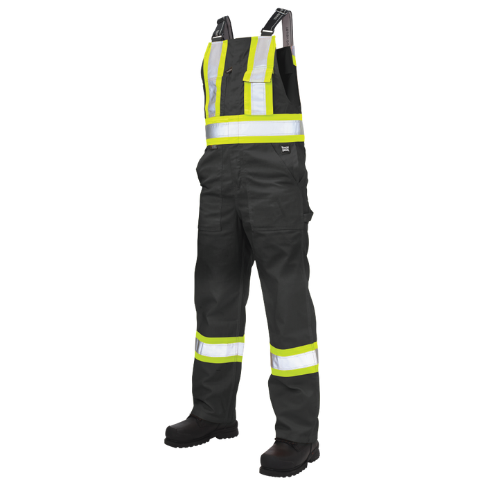 Twill Unlined Safety Bib Overall by Tough Duck - Style S769