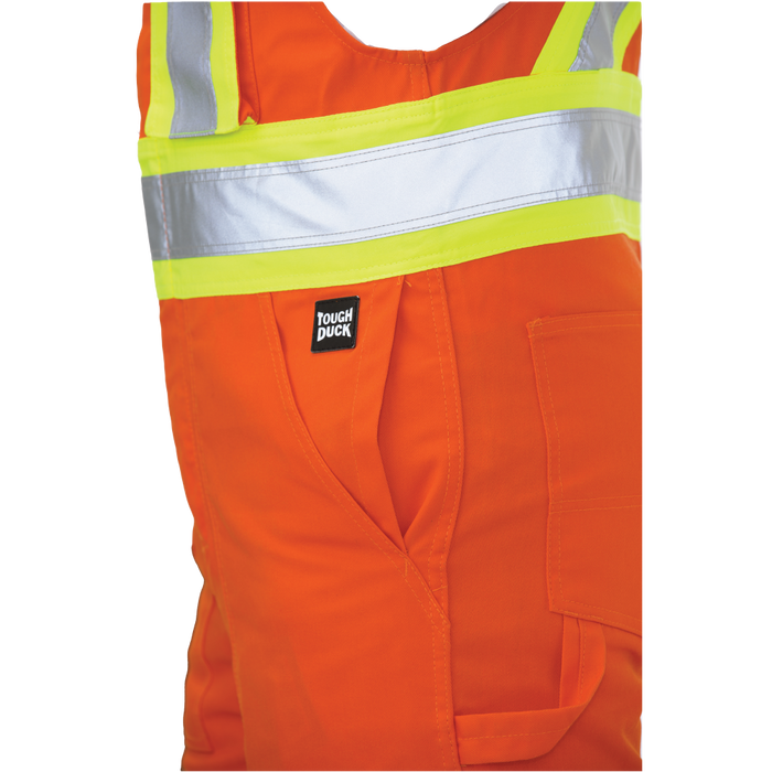 Twill Unlined Safety Bib Overall by Tough Duck - Style S769