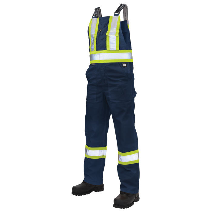 Twill Unlined Safety Bib Overall by Tough Duck - Style S769