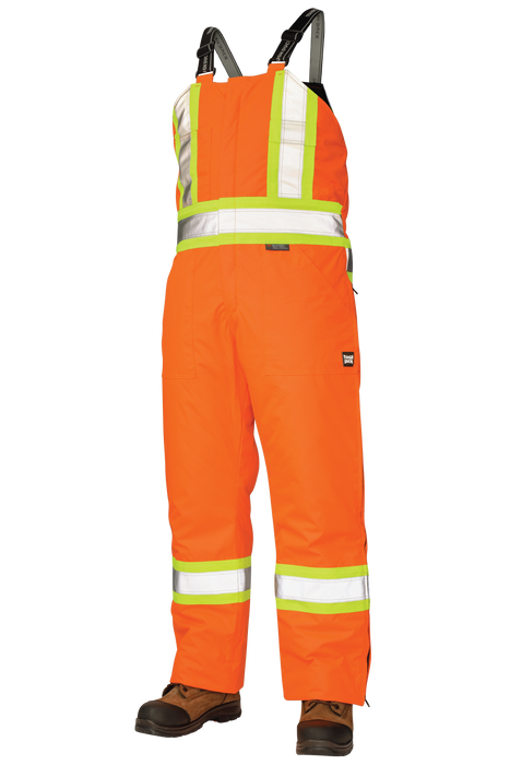 Poly Oxford Insulated Safety Bib Overall By Tough Duck - Style S798