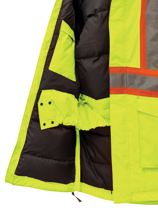 Ripstop Safety Down Filled Parka by Tough Duck - Style SJ39