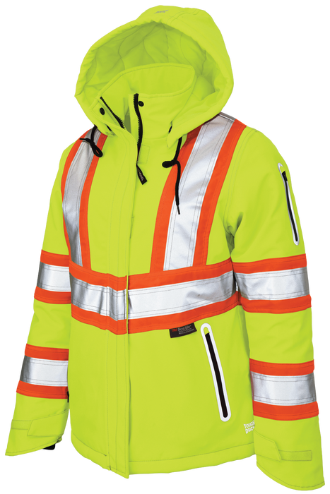 Women’s Insulated Flex Safety Jacket by Tough Duck - Style SJ41