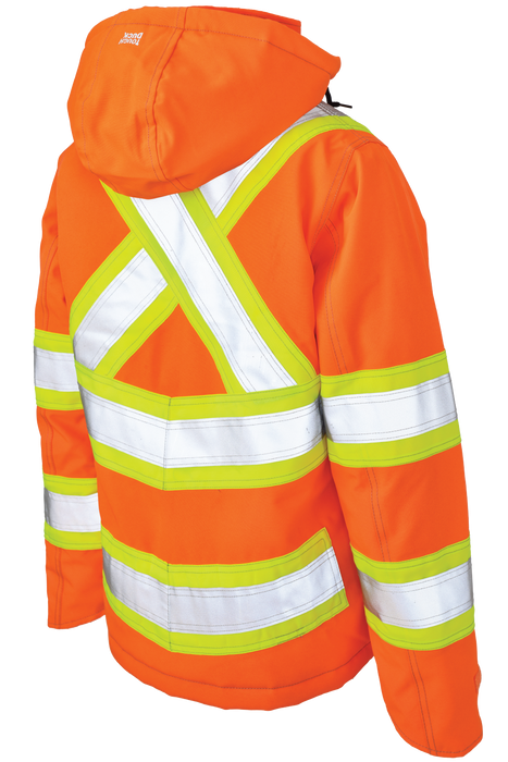 Women’s Insulated Flex Safety Jacket by Tough Duck - Style SJ41