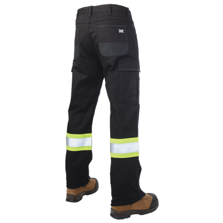 Relaxed Fit Flex Twill Safety Cargo Pant By Tough Duck - Style SP03