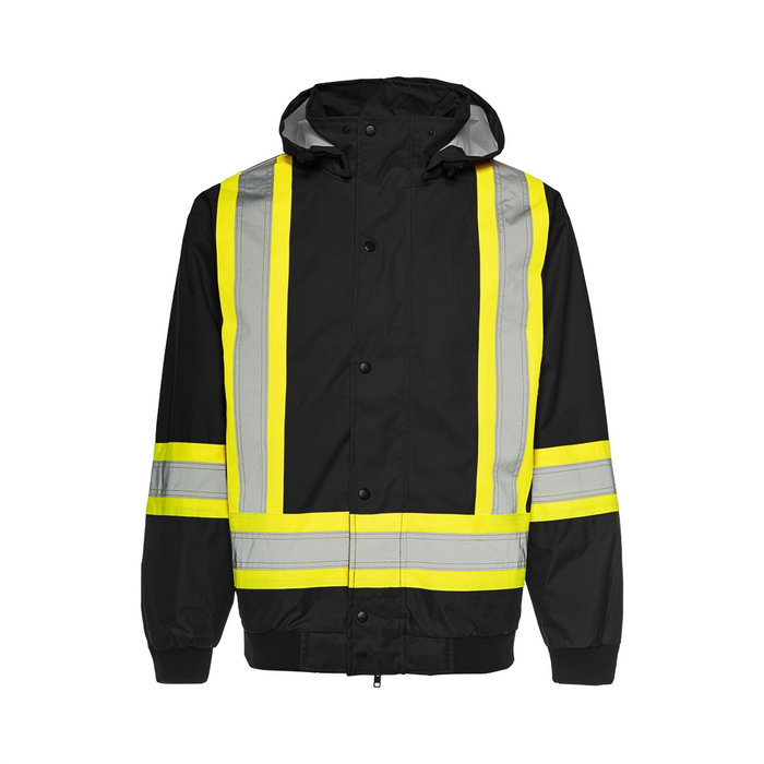 Hi-Vis 3-In-1 Winter Traffic Jacket by Ground Force - Style TJ3