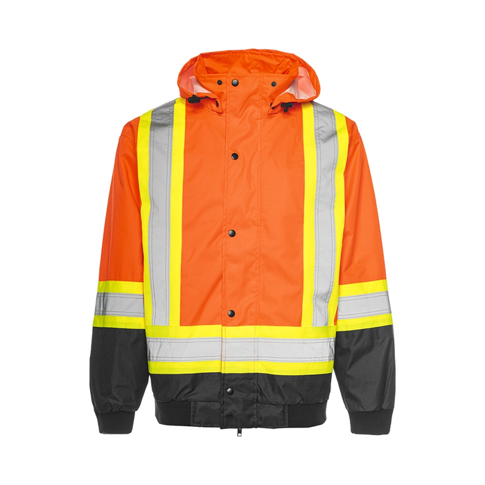 Hi-Vis 3-In-1 Winter Traffic Jacket by Ground Force - Style TJ3