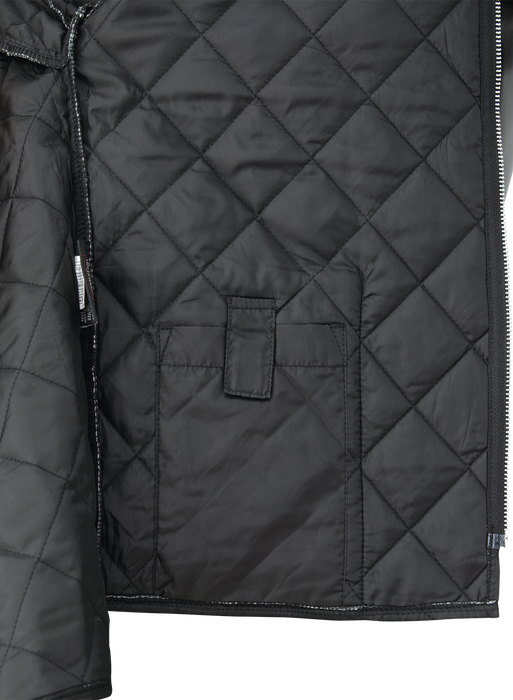 Black Quilted Freezer Jacket by Tough Duck - Style WJ25