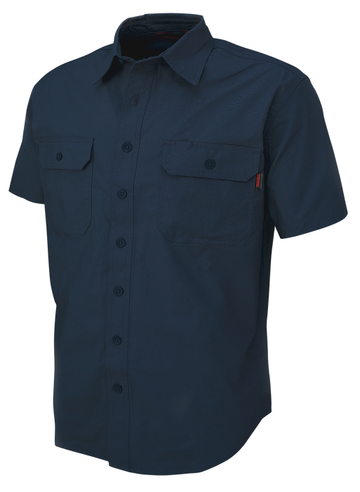 Short Sleeve Stretch Ripstop Shirt by Tough Duck - Style WS20