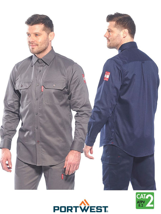 Bizflame™ 88/12 FR Work Shirt by Portwest - Style FR89NA