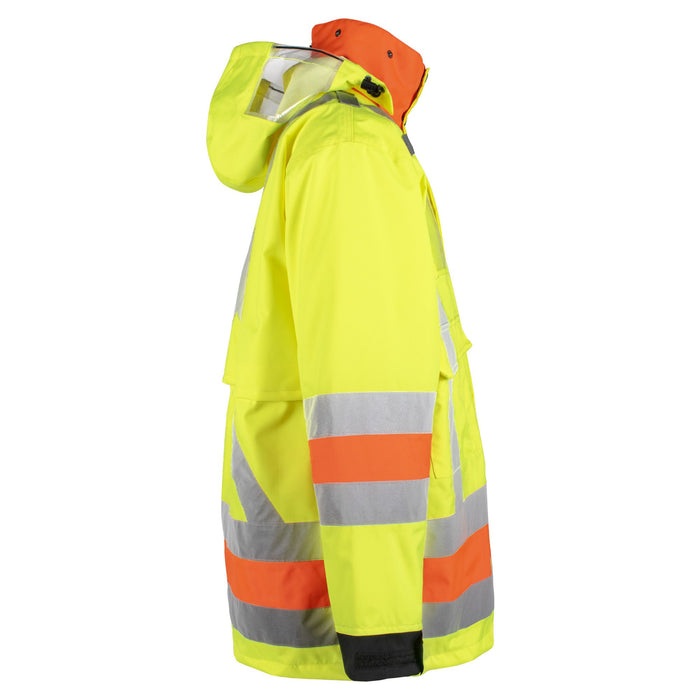 Hi-Vis Waterproof Traffic Jacket by Holmes Workwear - Style 116601J