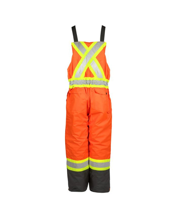 Hi-Vis Lined Bib Overall by TERRA Workwear - Style 116507