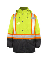 Hi-Vis 300 Deniers Rain Jacket by TERRA Workwear - Style 116520J