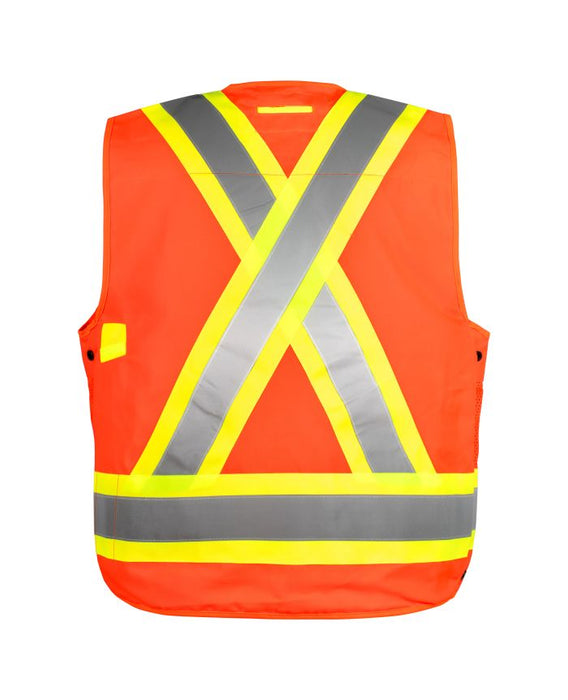 Hi-Vis Surveyor's Vest by TERRA Workwear - Style 116522