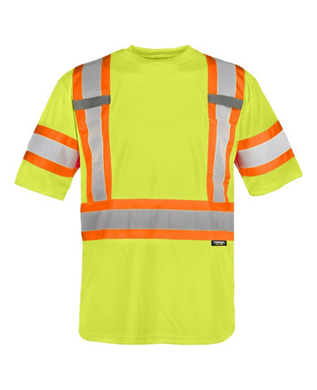 Hi-Vis Short Sleeve T-Shirts by TERRA Workwear - Style 116524