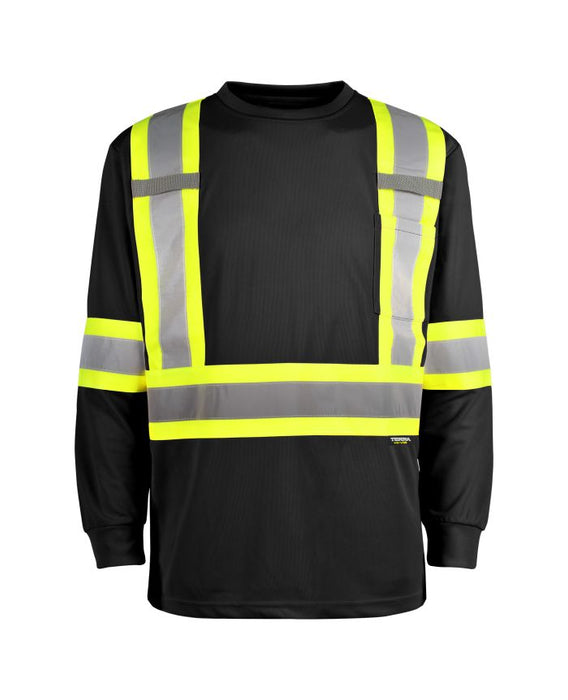 Hi-Vis Long Sleeve T-Shirt by TERRA Workwear - Style 116525