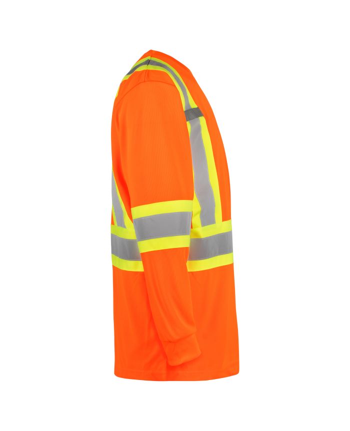 Hi-Vis Long Sleeve T-Shirt by TERRA Workwear - Style 116525