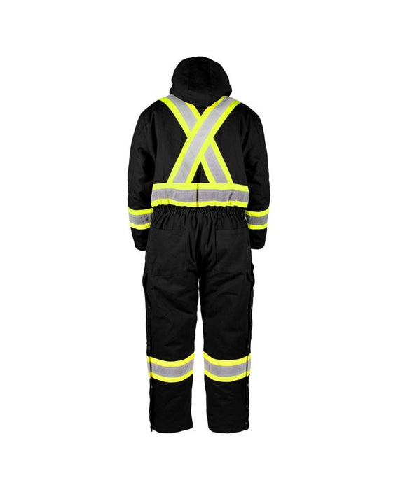 Hi-Vis Lined Canvas Coverall by TERRA Workwear - Style 116571