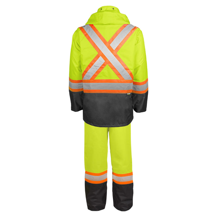 Hi-Vis 150-Deniers Rain Suit by TERRA Workwear - Style 116586
