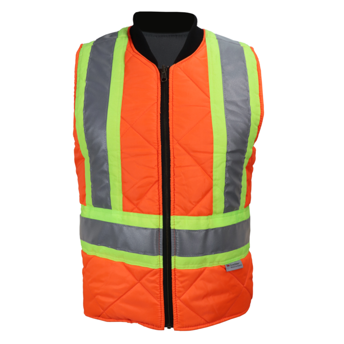 Reversible Lined Hi Visibility Vest by GATTS Workwear - Style 540XR