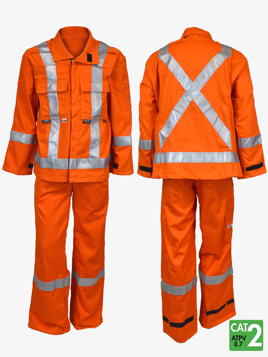 Westex UltraSoft® 7 oz Suit-All by IFR Workwear - Style USO452 - Orange - TOP