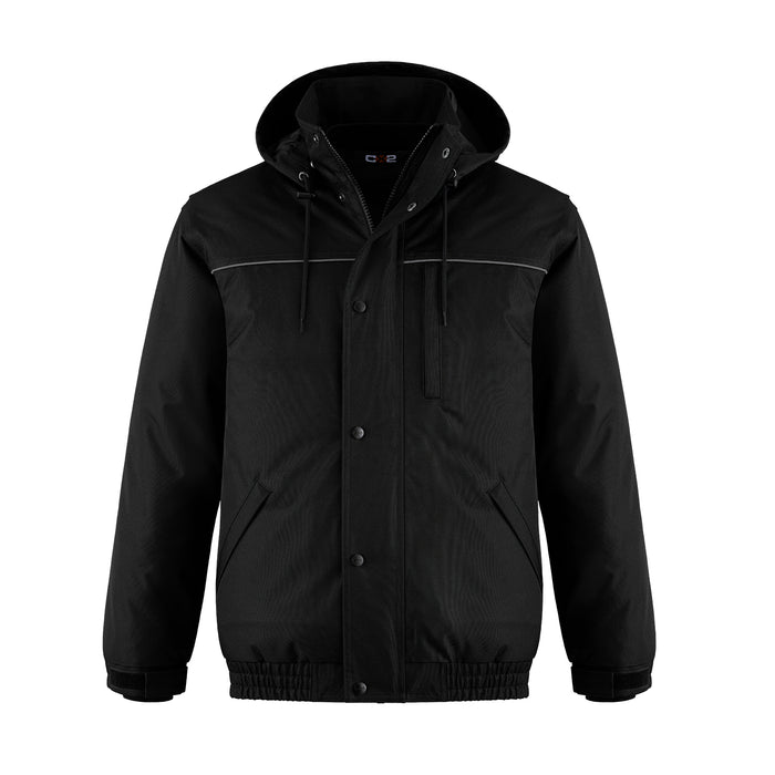 CX2 Extreme - 3 in 1 Rugged Wear Bomber Jacket - Style L01115 Black / Large